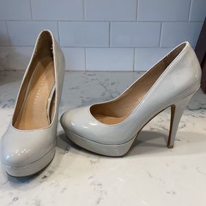 Lauren Conrad Gray Platform Heels.